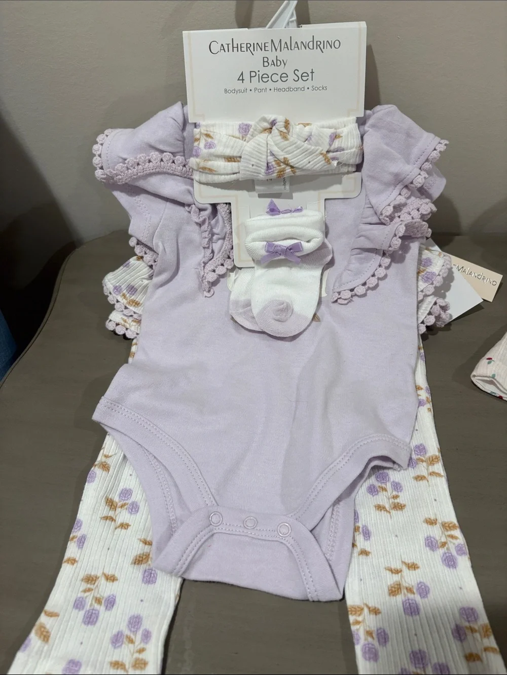 TAHARI & CATHERINE MALANDRINO BABY OUTFITS